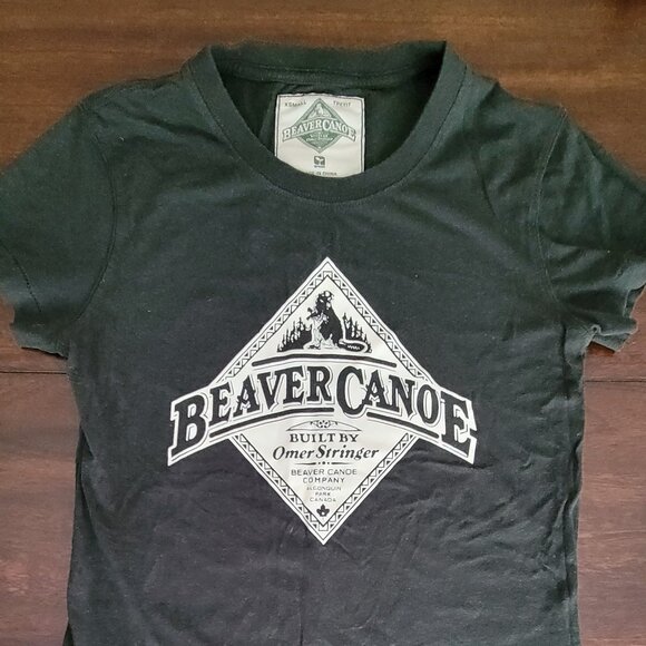ROOTS Beaver Canoe Tee Shirt Women's Sz XS T-shirt - Picture 2 of 7